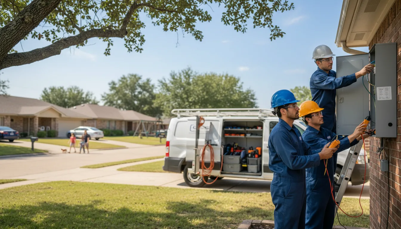 Certified electrician providing emergency electrical services in Theriot, LA